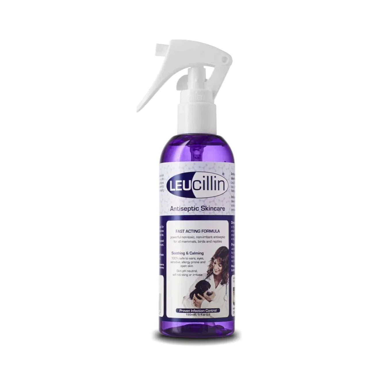 Leucillin antiseptic spray for cats and dogs